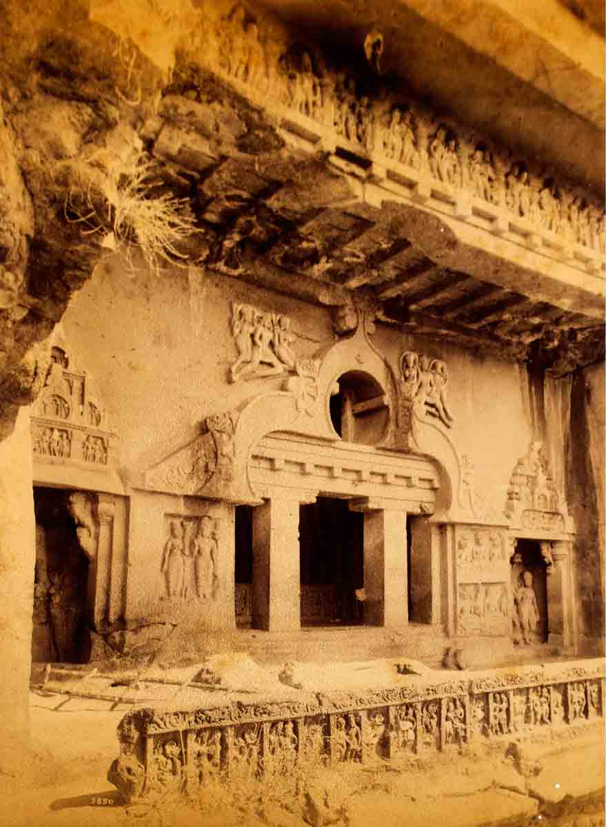 Raja Deen Dayal Sotar-ki-Johnpri Cave Ellora (Upper Part - 1888)