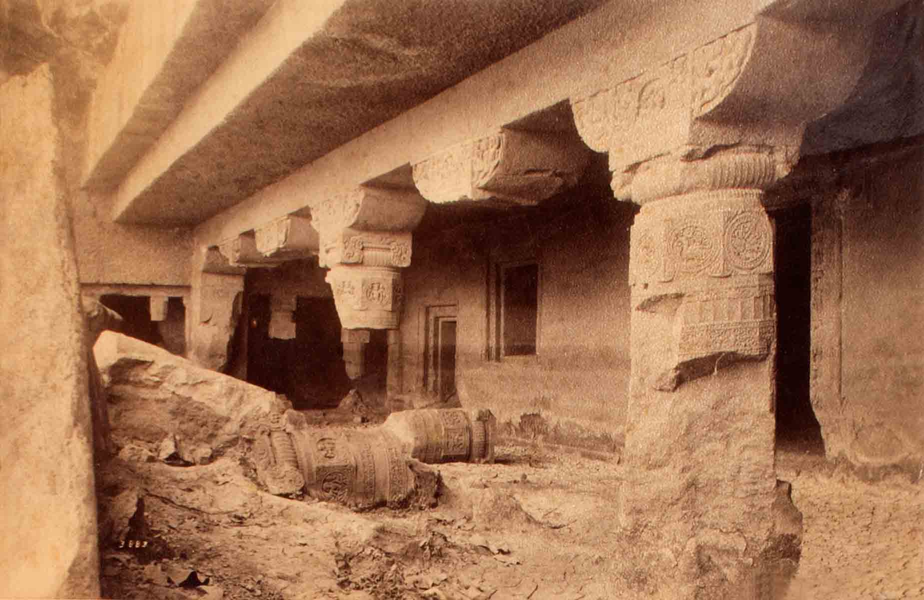Raja Deen Dayal Cave No. 26 at Ajunta (1888)