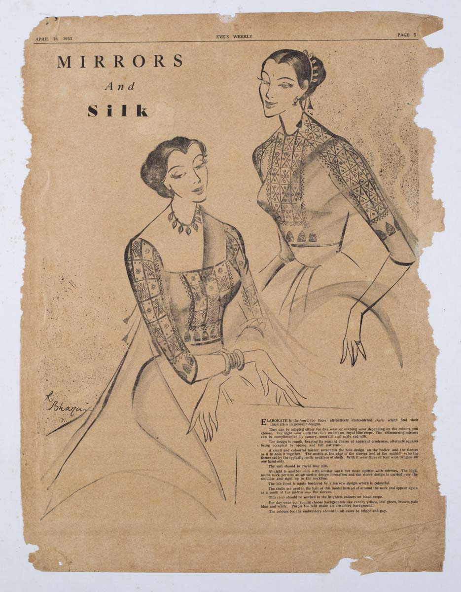 Bhanu Rajopadhye Athaiya (1929) - EVES WEEKLY COLLECTION 1