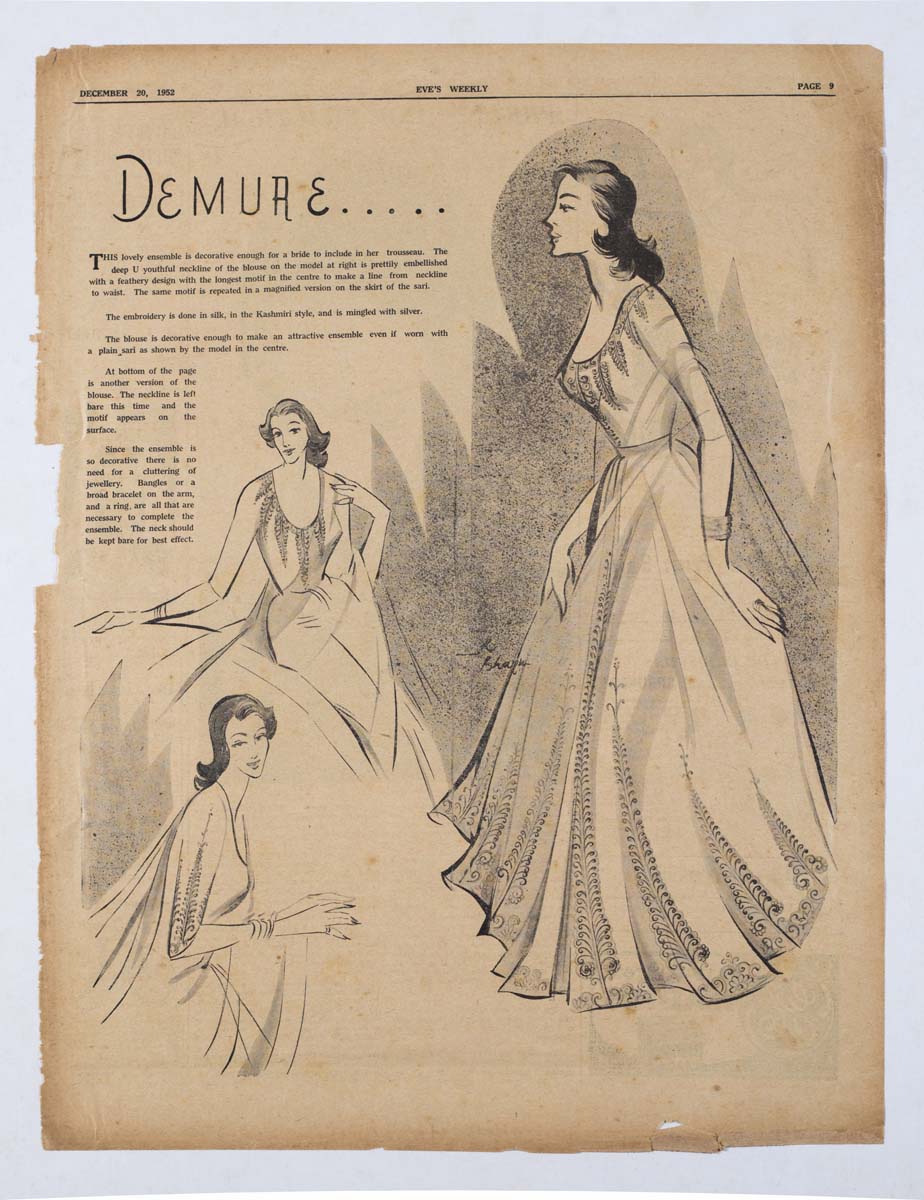 Bhanu Rajopadhye Athaiya (1929) - EVES WEEKLY COLLECTION 2