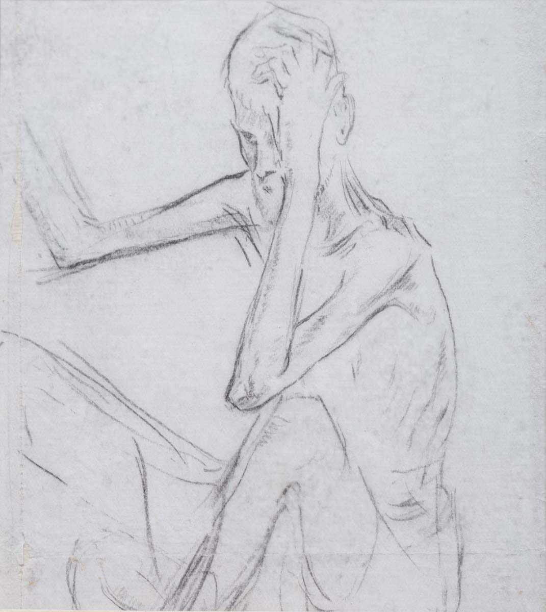 Atul Bose Famine Series Old Man 1943