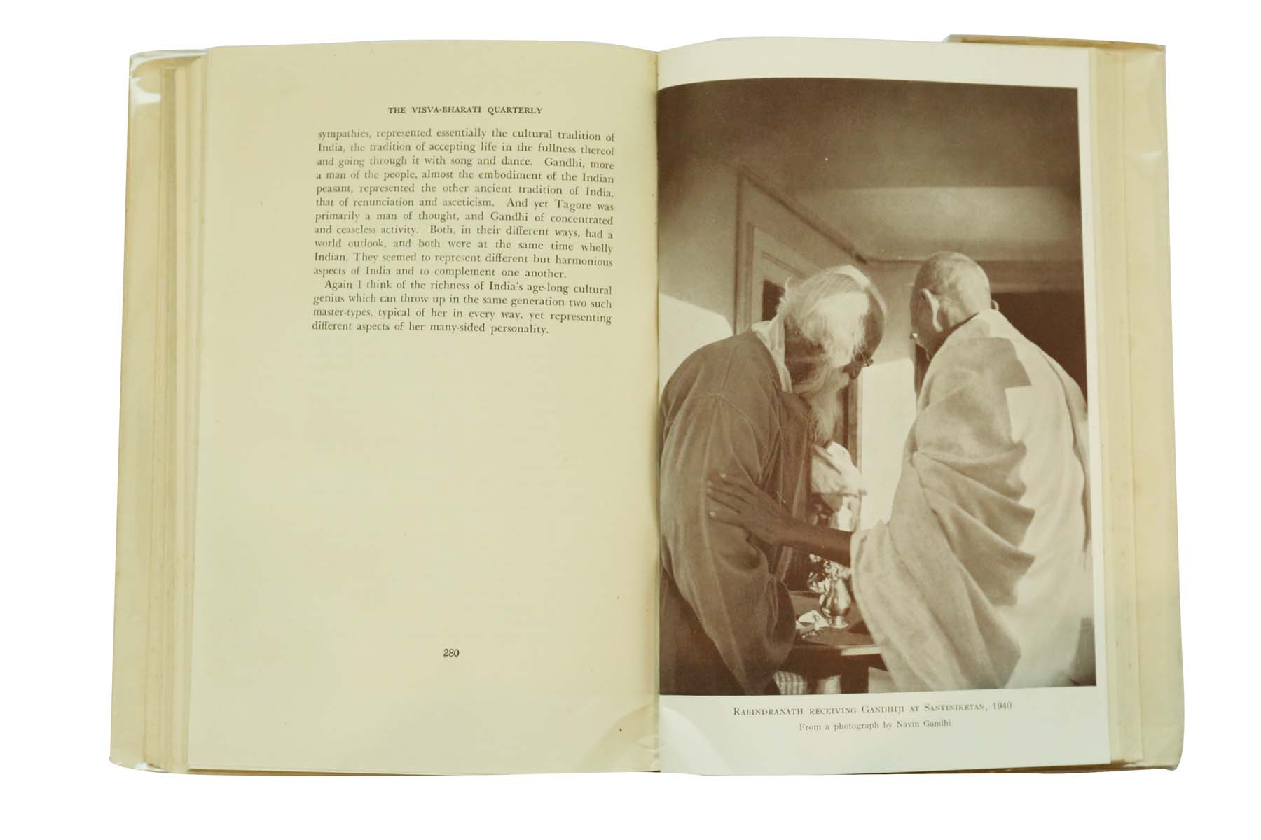 The Visva- Bharati Quarterly Santiniketan - GANDHI MEMORIAL PEACE NUMBER (1949)