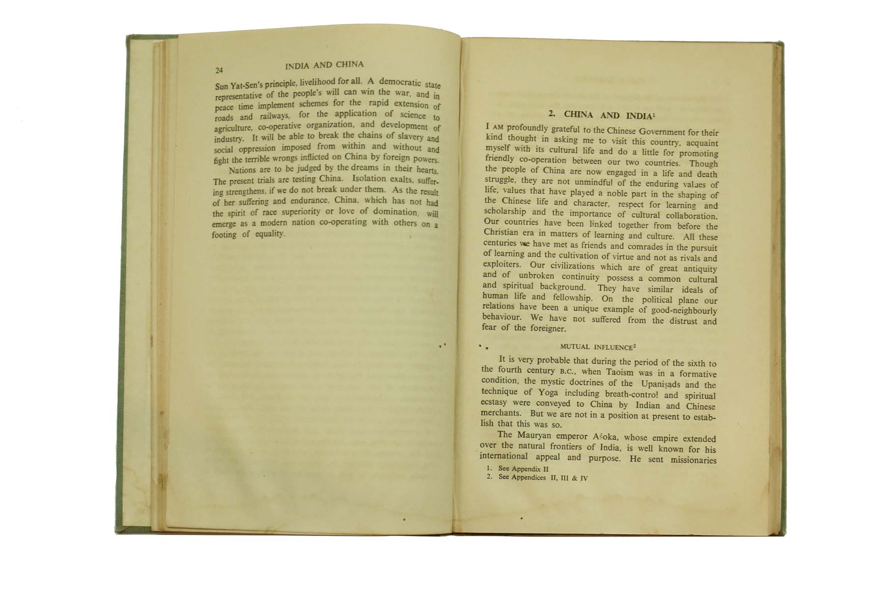 S. Radhakrishnan - INDIA AND CHINA (1944)