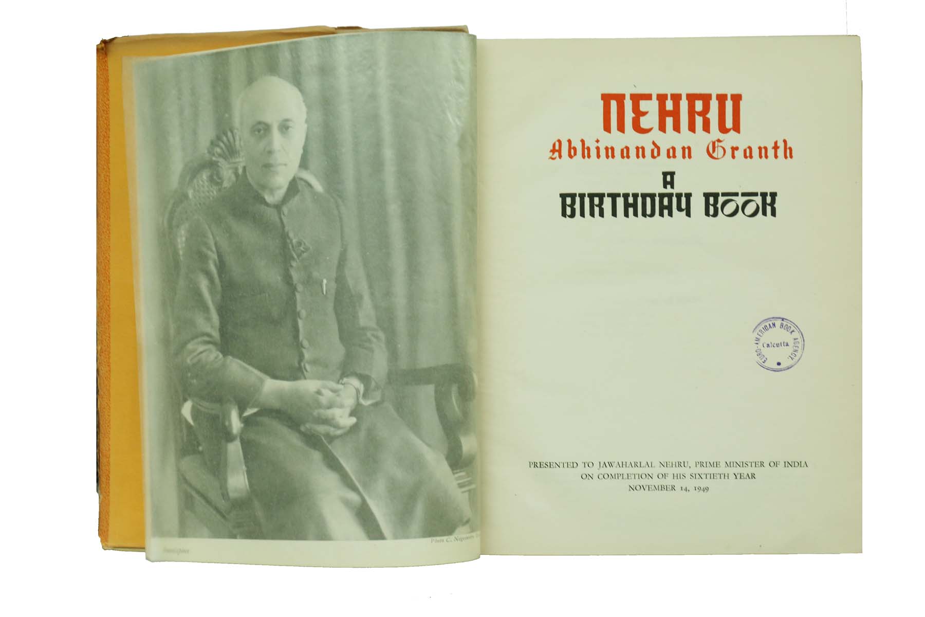 Nehru Abhinandan Granth - NEHRU BIRTHDAY BOOK (1949)