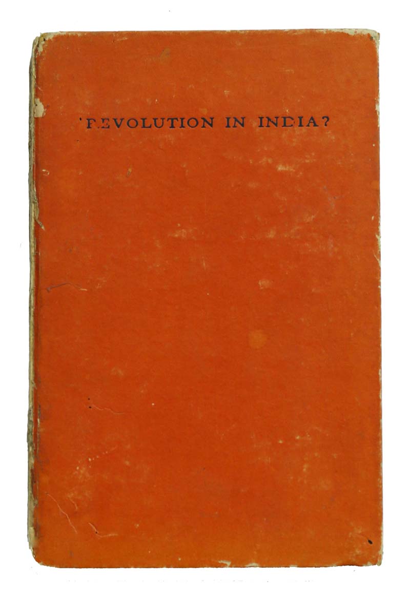 John Delbridge - REVOLUTION IN INDIA? (1930)