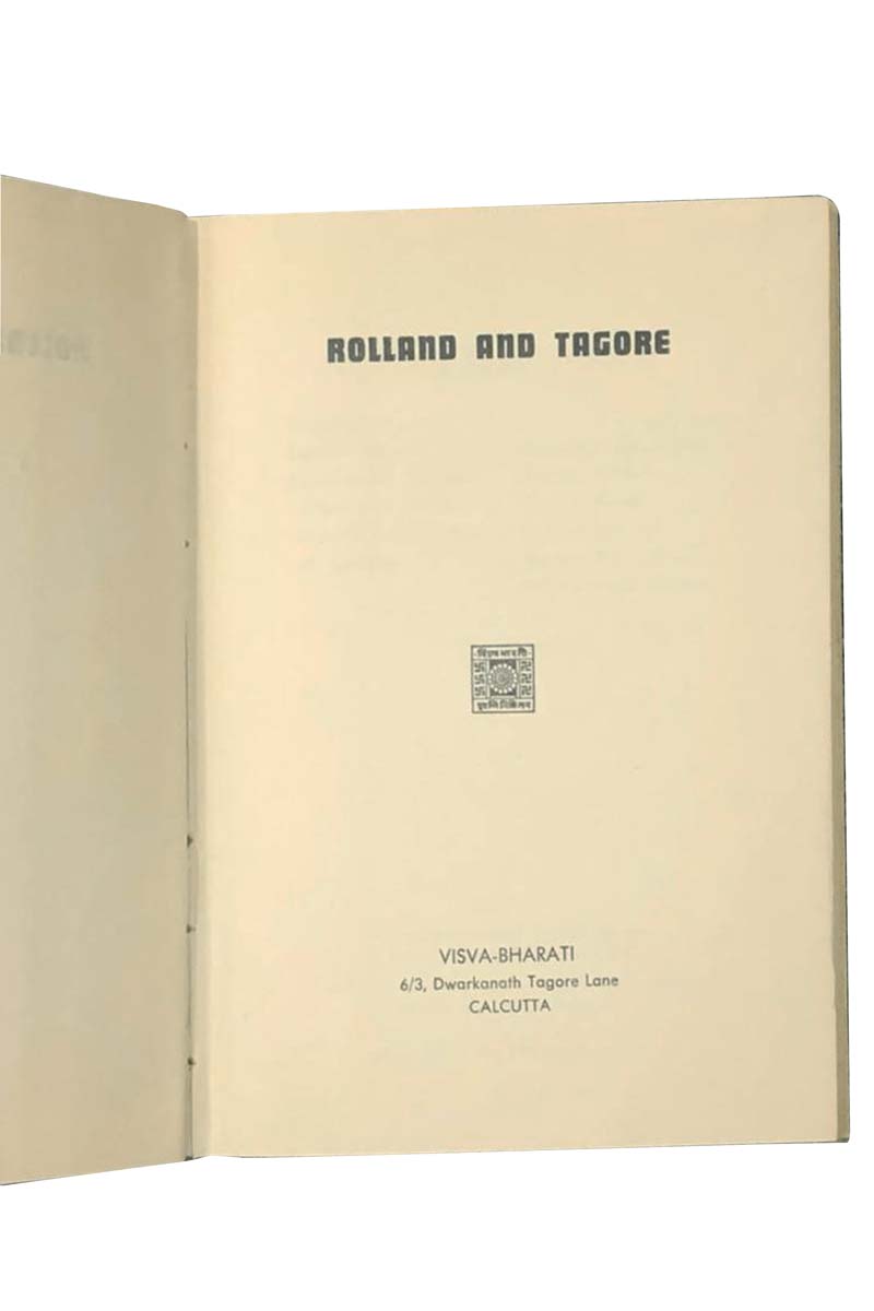 Alex Aronson and Krishna Kripalani - ROLLAND AND TAGORE (1945)