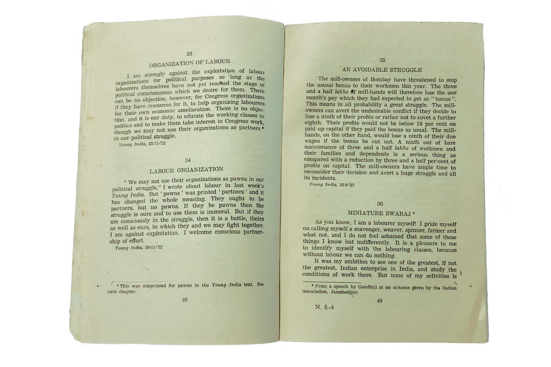 M.K. Gandhi - TOWARDS NON-VIOLENT SOCIALISM (1951)