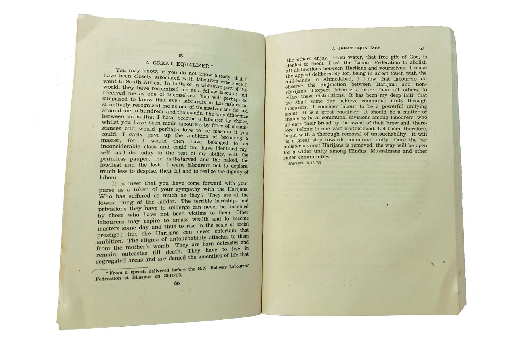 M.K. Gandhi - TOWARDS NON-VIOLENT SOCIALISM (1951)