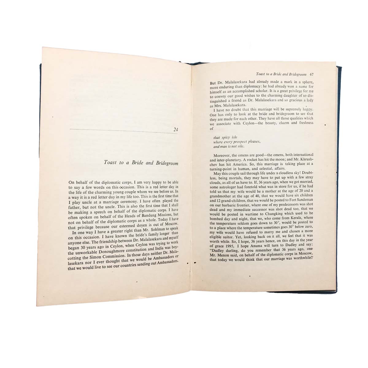 K.P.S. Menon - A DIPLOMAT SPEAKS (1974)