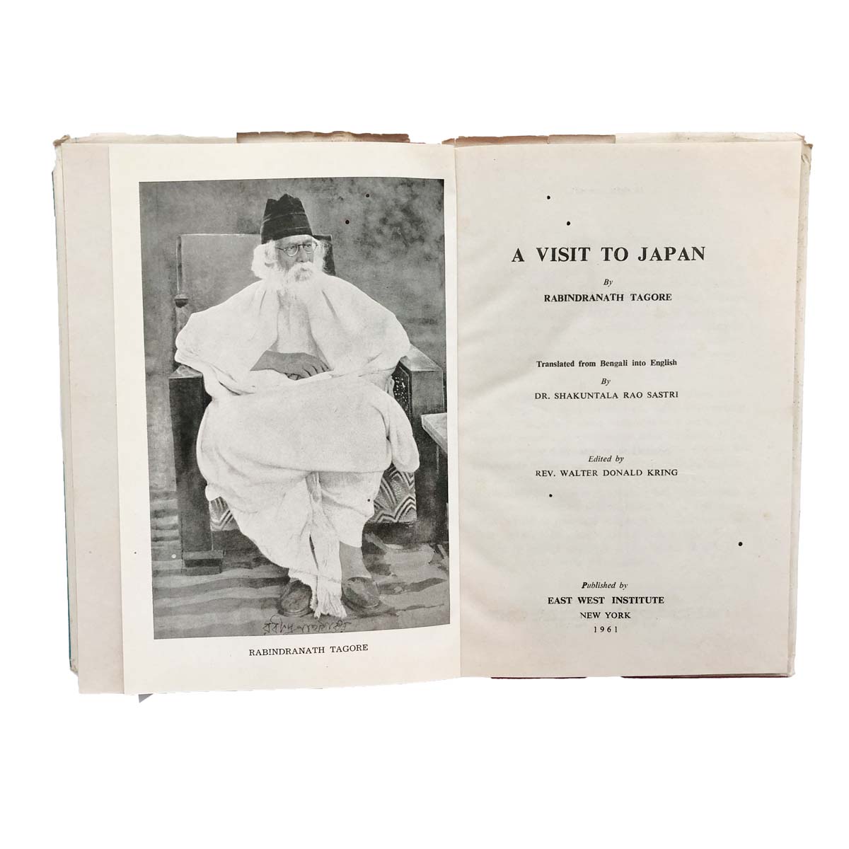 Rabindranath Tagore - A VISIT TO JAPAN (1961)