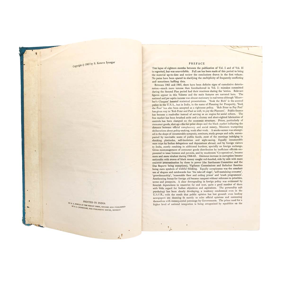 S.Kesava Iyengar - FIFTEEN YEARS OF DEMOCRATIC PLANNING (1963)