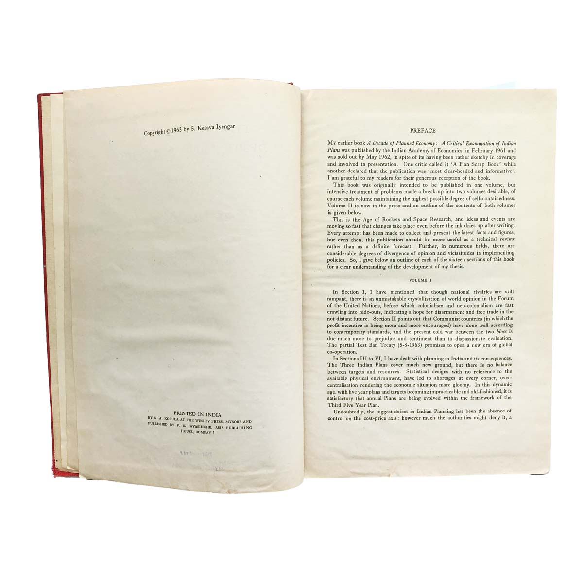 S.Kesava Iyengar - FIFTEEN YEARS OF DEMOCRATIC PLANNING (1963)