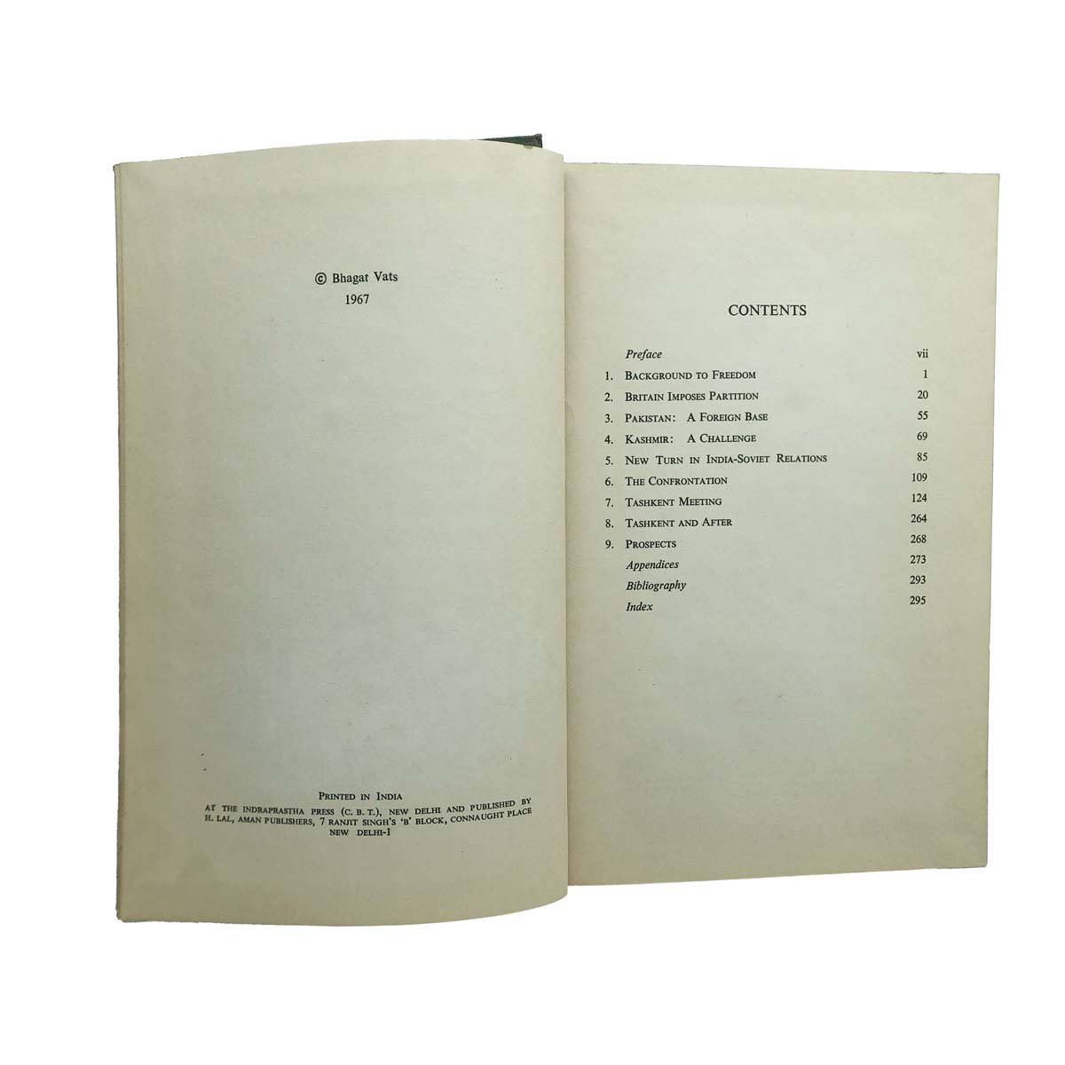 Bhagat Vats - FOREIGN INTRIGUE AGAINST INDIA (1967)