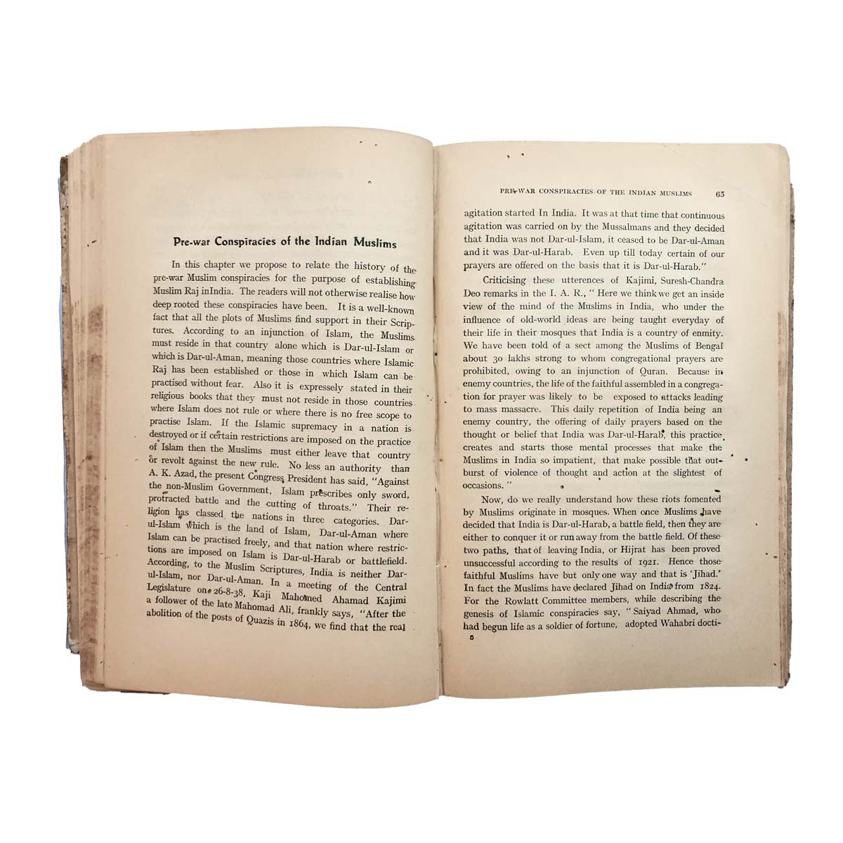 A Hindu Nationalist - GANDHI MUSLIM CONSPIRACY (1941)