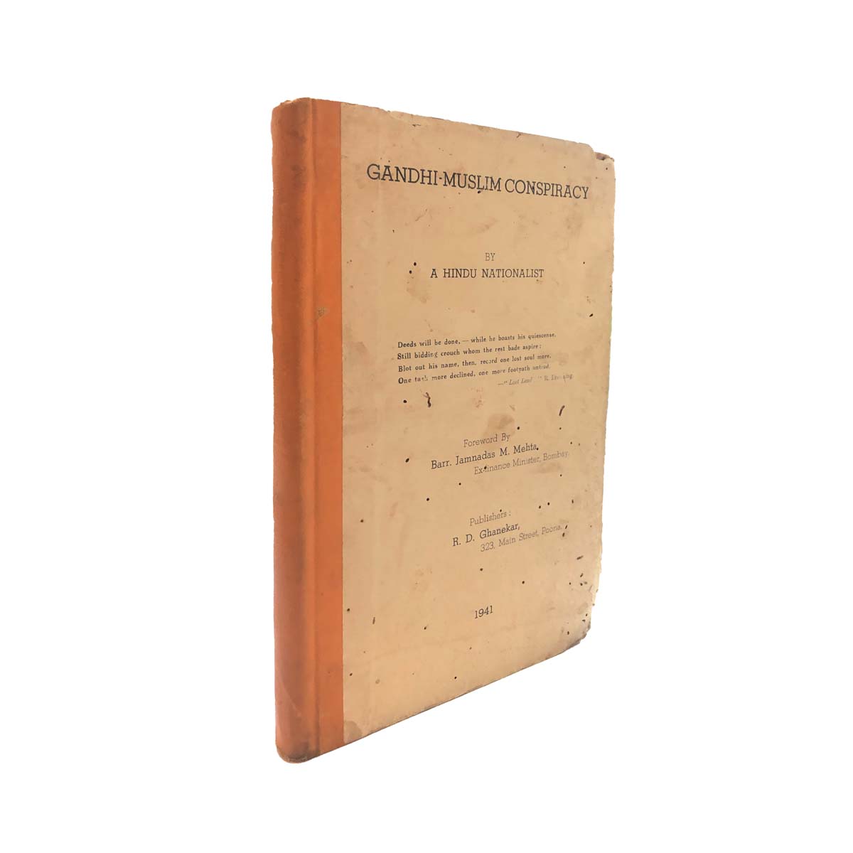 A Hindu Nationalist - GANDHI MUSLIM CONSPIRACY (1941)