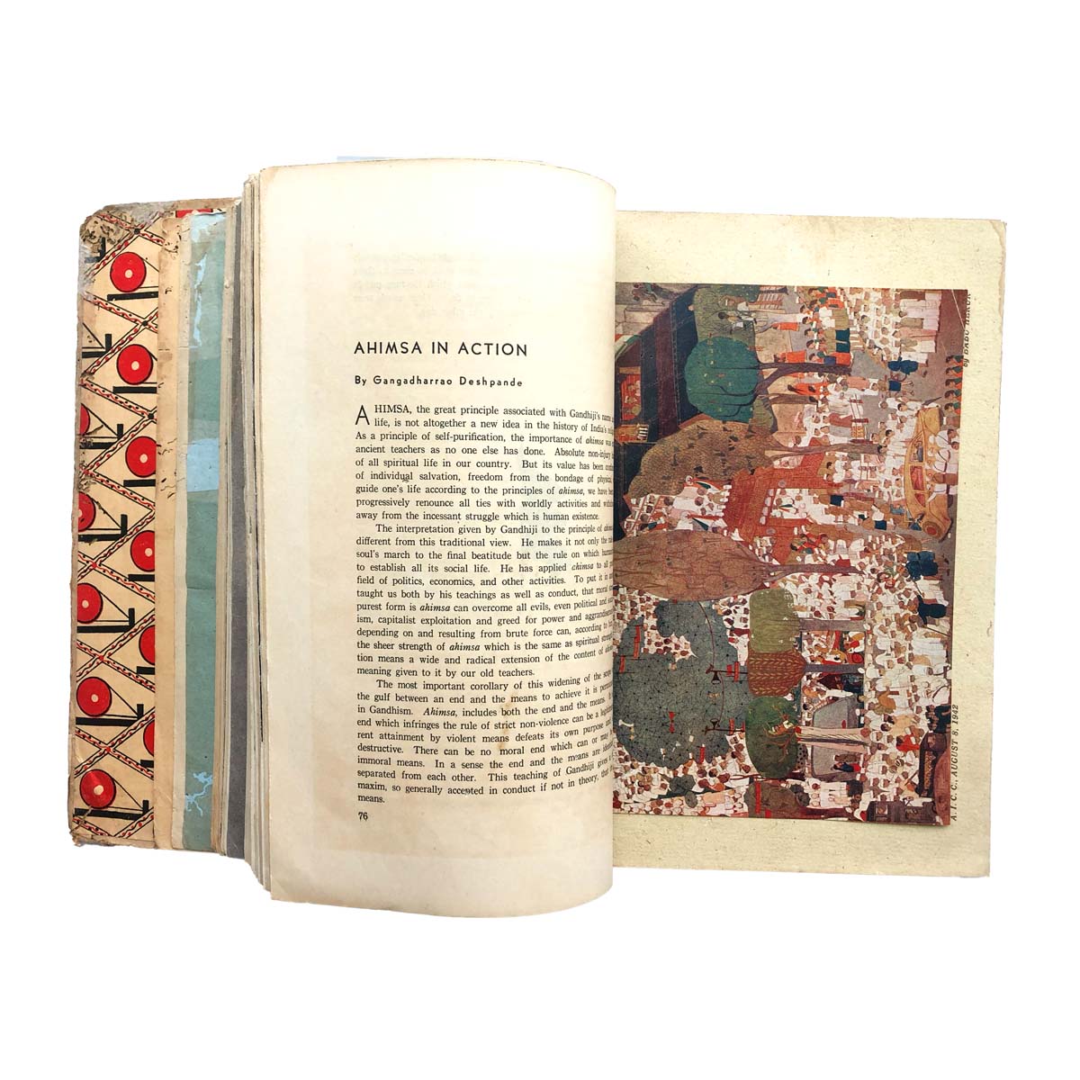 Edited by D.G.Tendulkar M.Chalpati Raw ECT - GANDHIJI HIS LIFE AND WORK (1944)