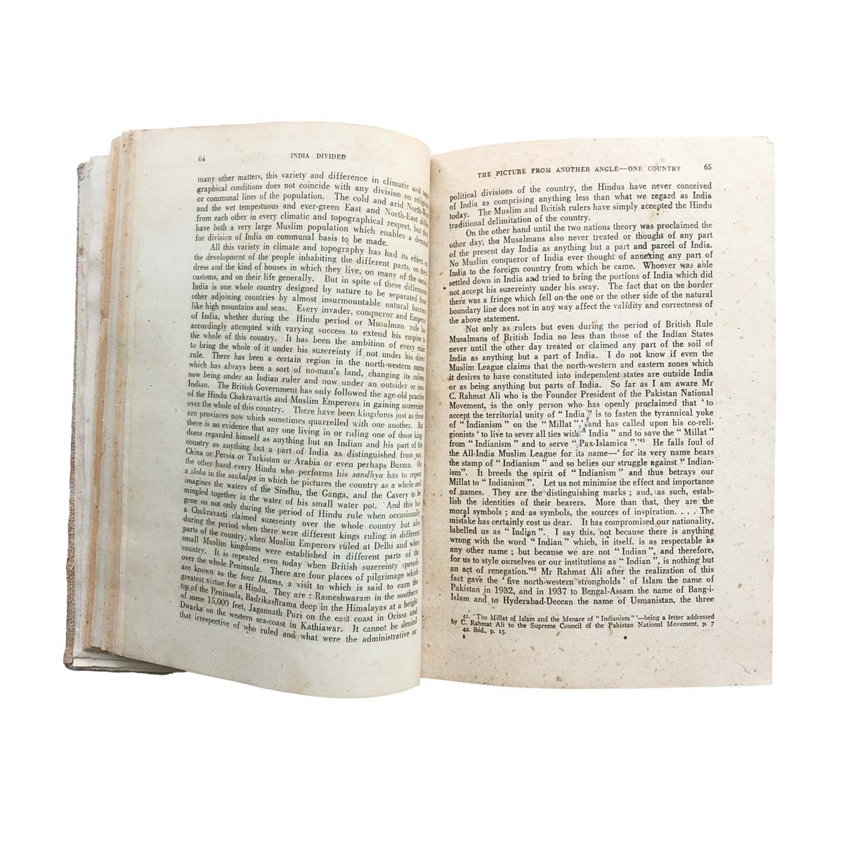 Rajendra Prasad - INDIA DIVIDED (1946)