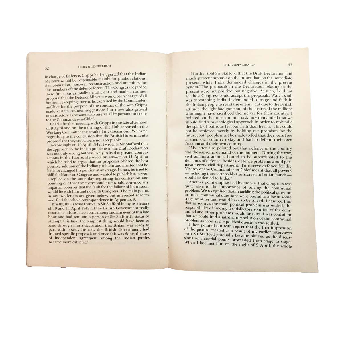 Maulana Abul Kalam Azad - INDIA WINS FREEDOM: THE COMPLETE VERSION (1988)