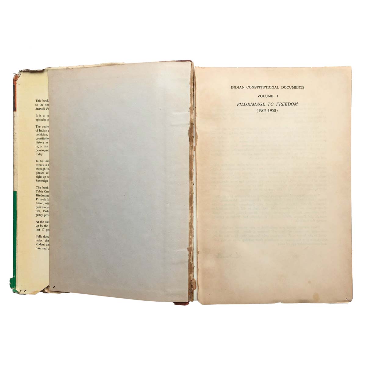 K.M.Munshi - INDIAN CONSTITUTIONAL DOCUMENTS IN TWO VOLUMES (1967)