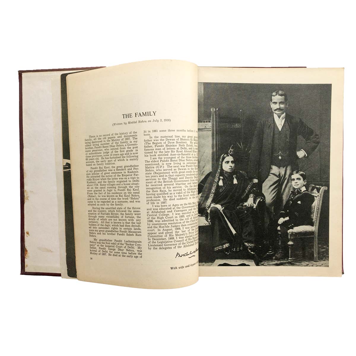 L.R.Nair - MOTILAL NEHRU BIRTH CENTENARY SOUVENIR (1961)