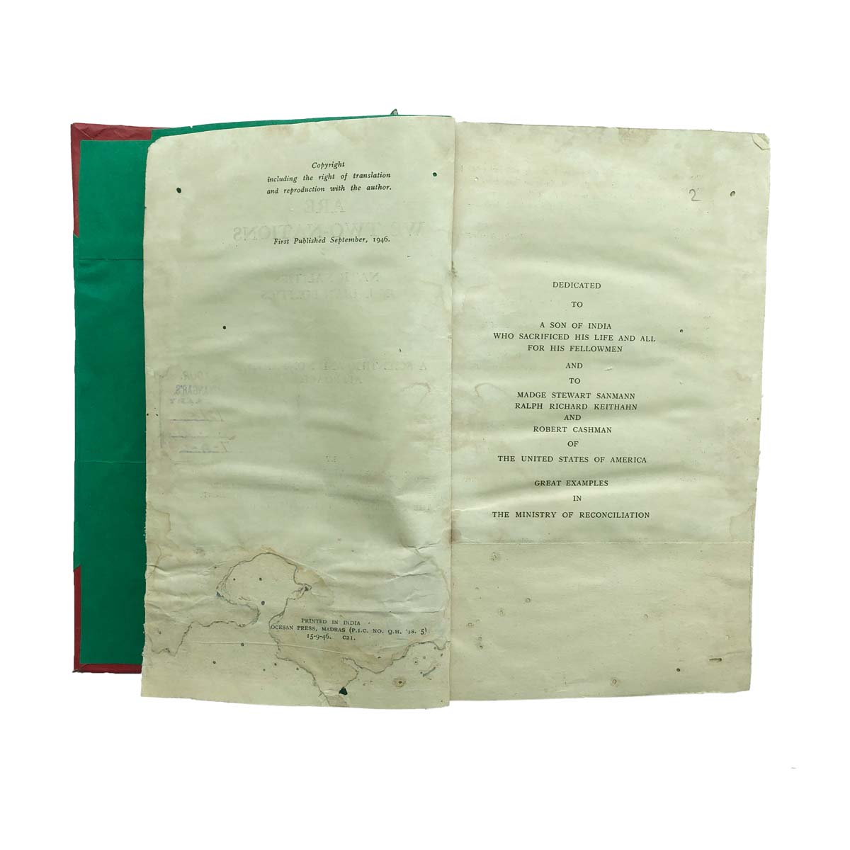 M.S. Vairanapillai - NATIONALITIES IN INDIAN POLITICS (1946)