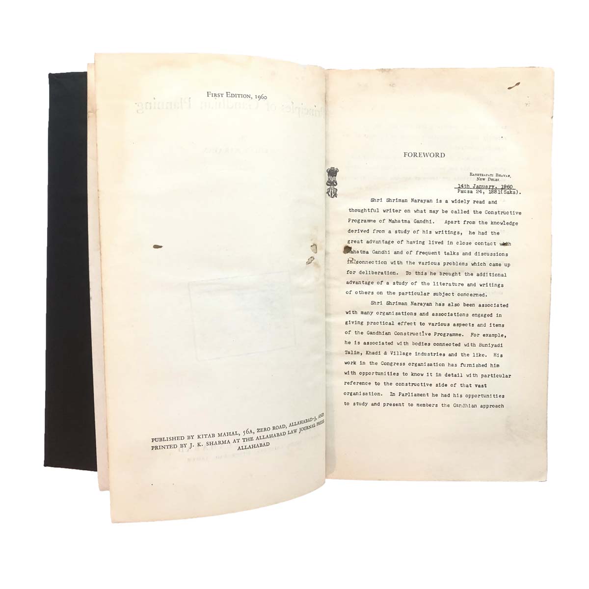 Shriman Naryan - PRINCIPLES OF GANDHIAN PLANNING (1960)