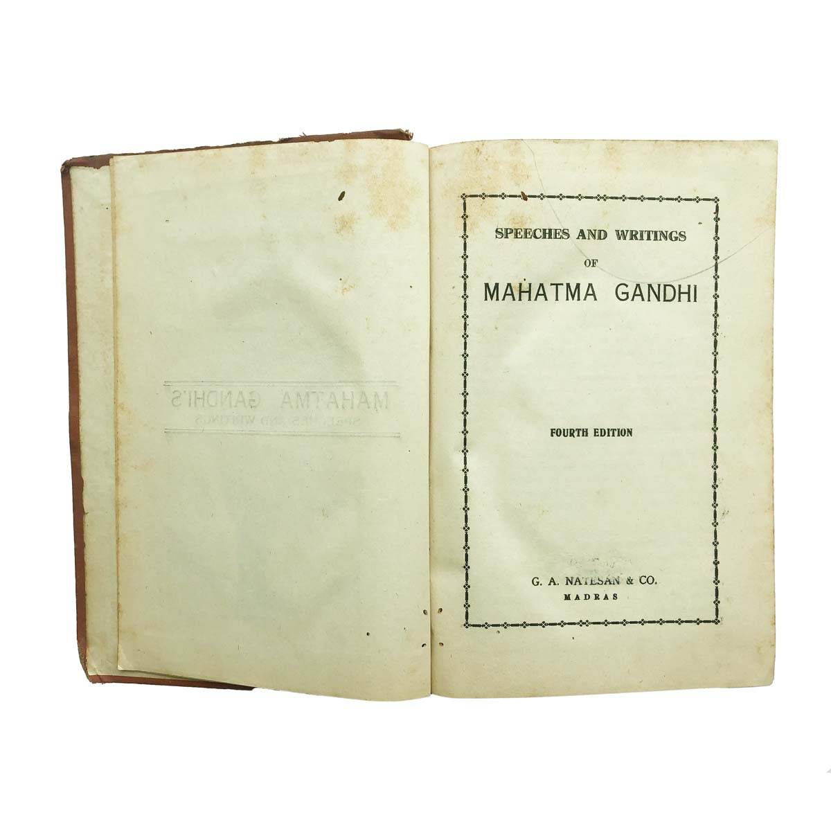 M.K Gandhi - SPEECHES AND WRITINGS OF M.K GANDHI (1933)