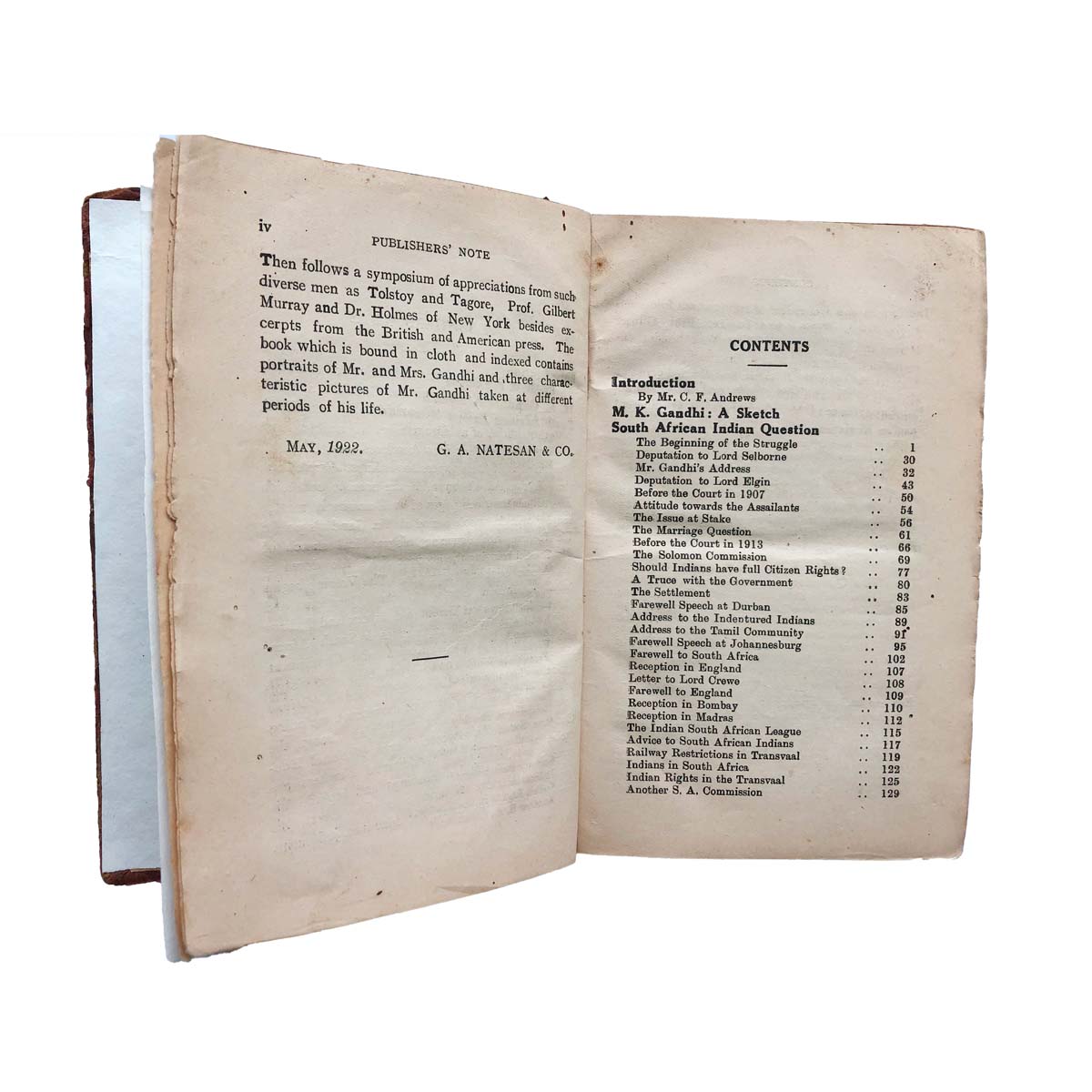 M.K Gandhi - SPEECHES AND WRITINGS OF M.K GANDHI (1922)