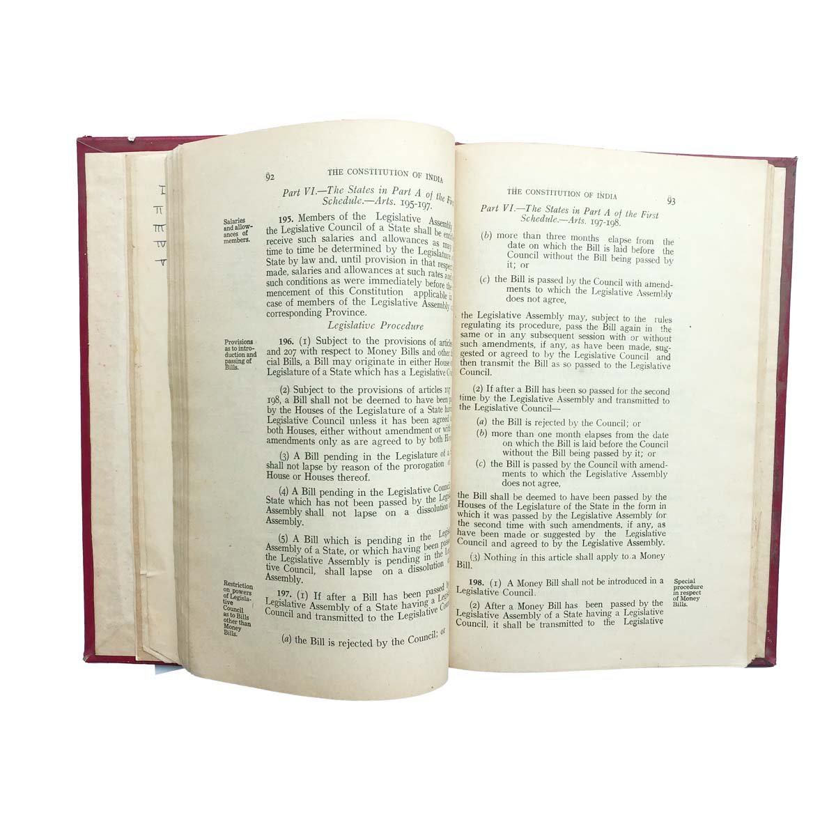 various - THE CONSTITUTION OF INDIA (1955)
