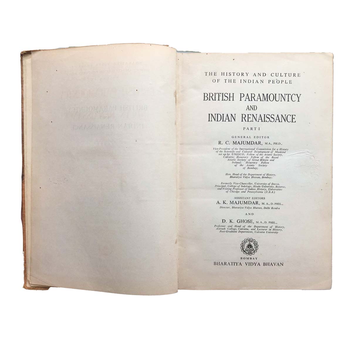 Multiple Authors - THE HISTORY AND CULTURE OF THE INDIAN PEOPLE 4 VOLUMES (1951)