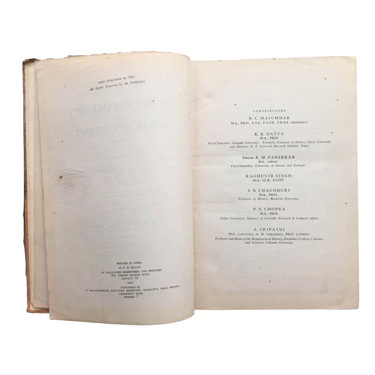 Multiple Authors - THE HISTORY AND CULTURE OF THE INDIAN PEOPLE 4 VOLUMES (1951)