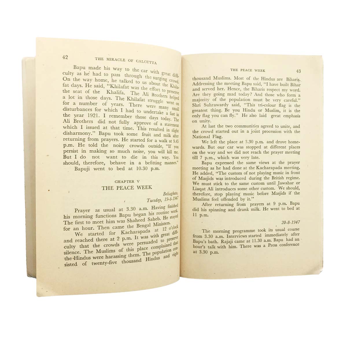 Manubehn Gandhi - THE MIRACLE OF CALCUTTA (1959)