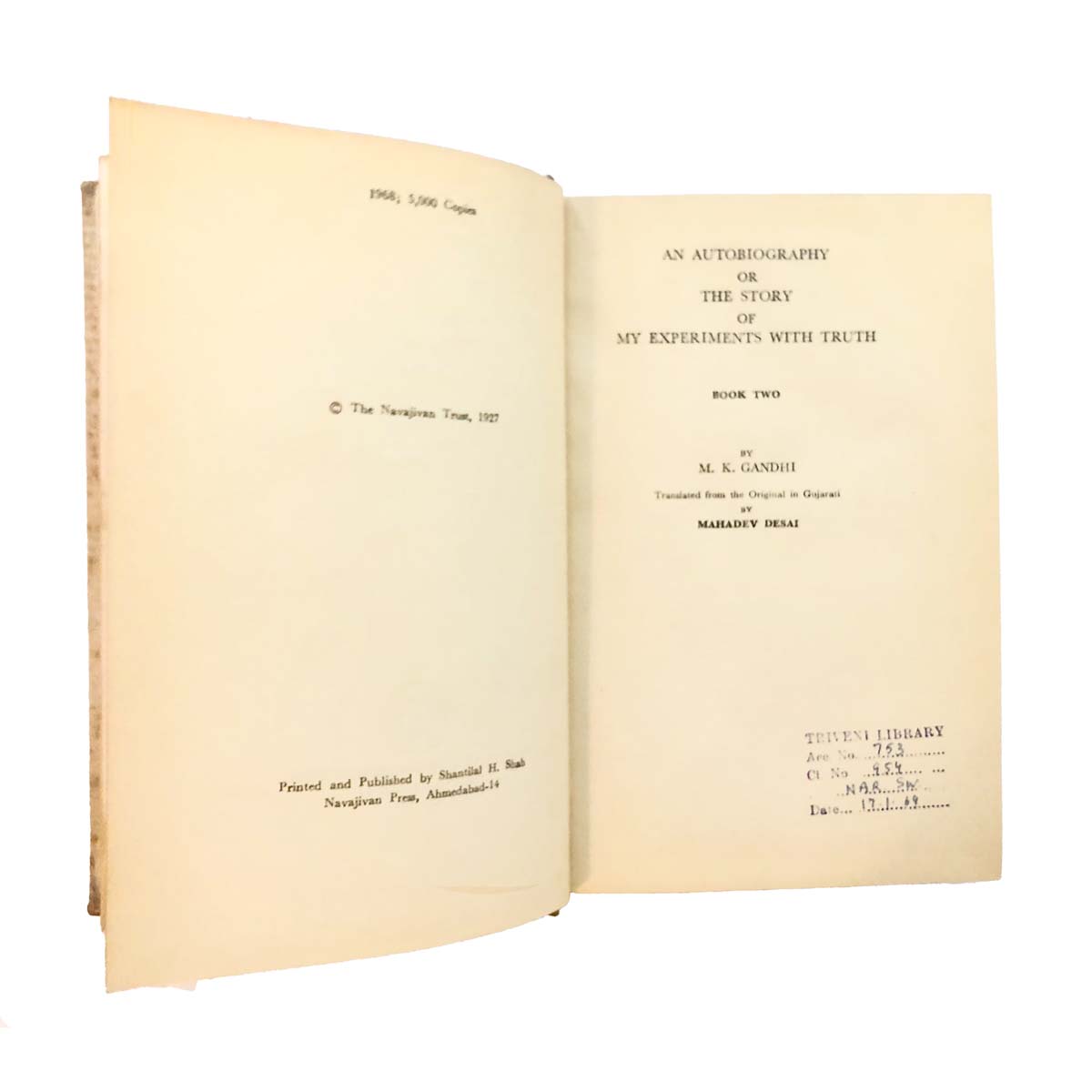 M.K Gandhi - THE SELECTED WORKS OF MAHATMA GANDHI (1968)