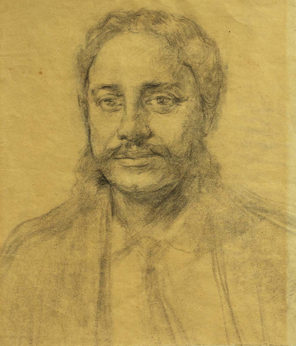 Atul Bose Portrait of Michael Madhusudan Dutt Circa 1950