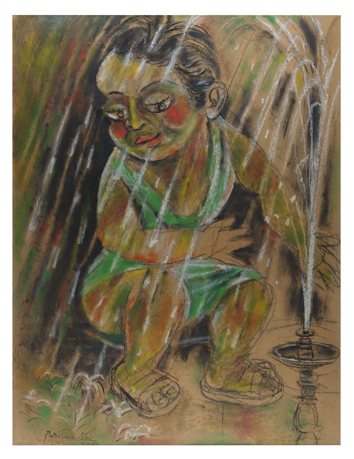 Paritosh Sen (1918 – 2008) - UNTITLED ; UNTITLED (Little Girl; Little Girl) (1999 ; 2001)