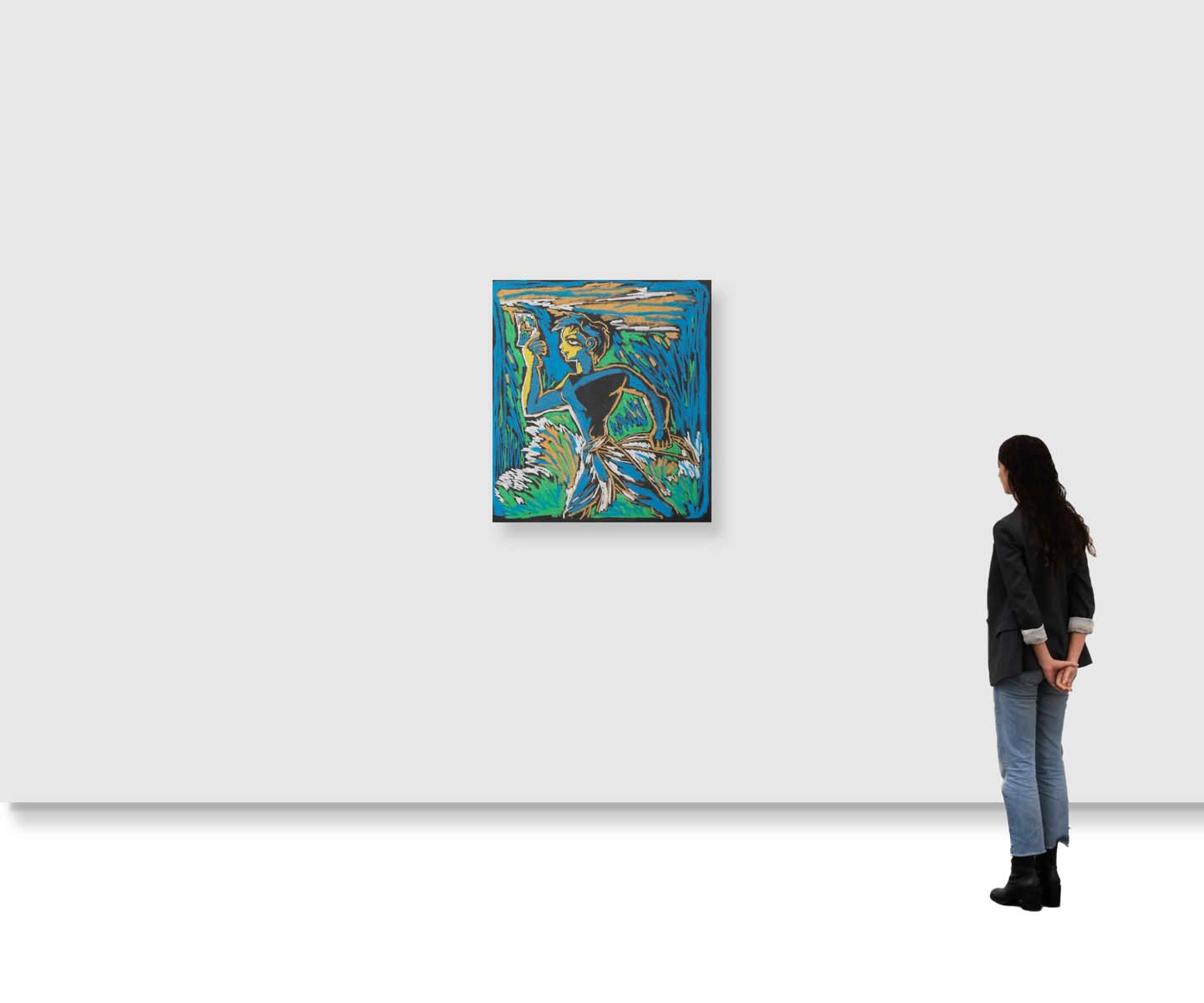 Chittaprosad Bhattacharya (1915 - 1978) - UNTITLED (Boy / Apu)