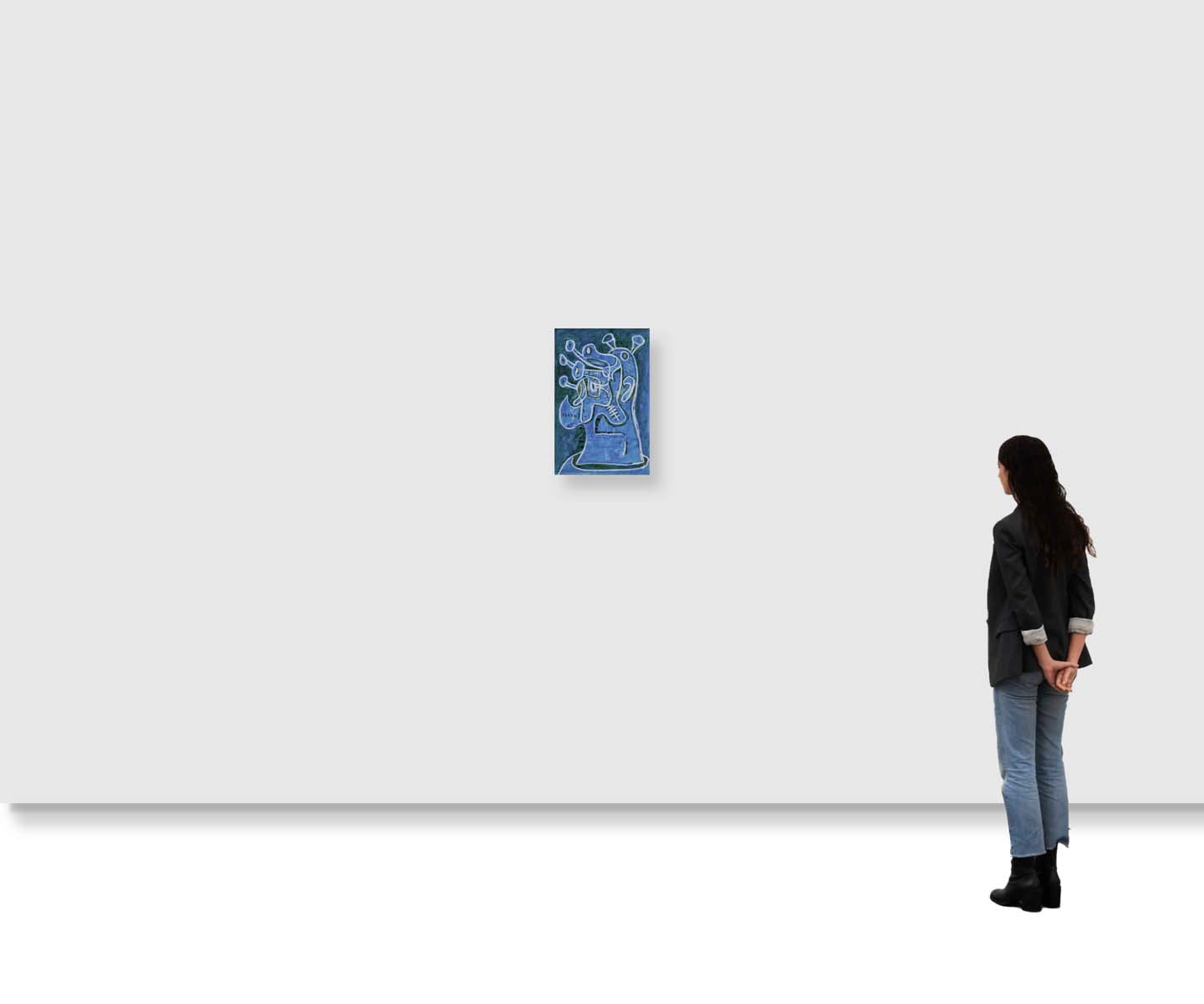 F.N. Souza (1924 - 2002) - UNTITLED (Head) (1966)