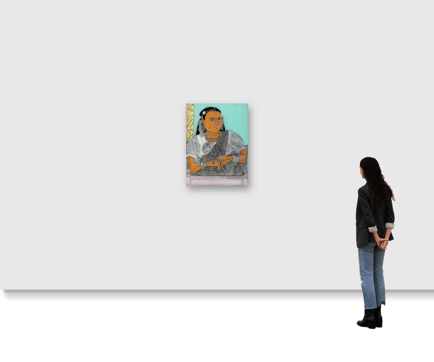 Laxma Goud (b. 1940) - UNTITLED (Woman)