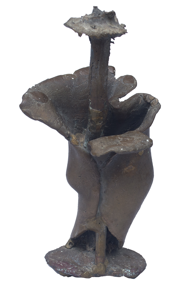 Somnath Hore (1921 - 2006) - UNTITLED (A Flower Born) (1991)