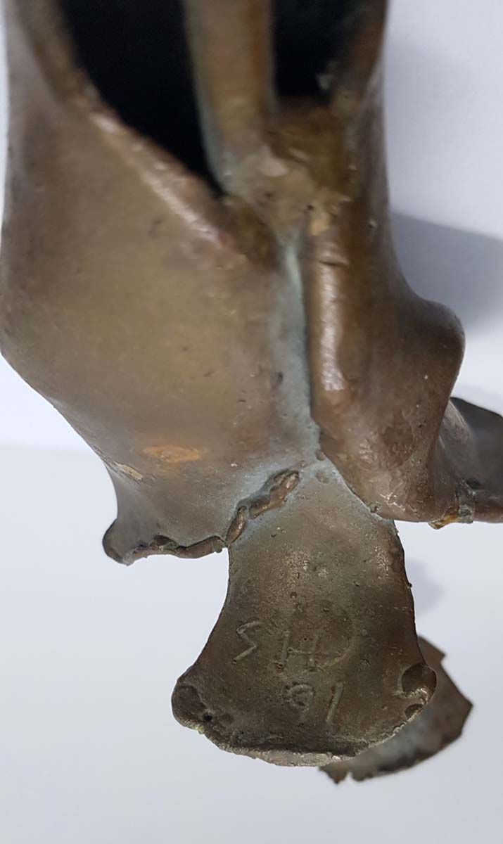 Somnath Hore (1921 - 2006) - UNTITLED (A Flower Born) (1991)