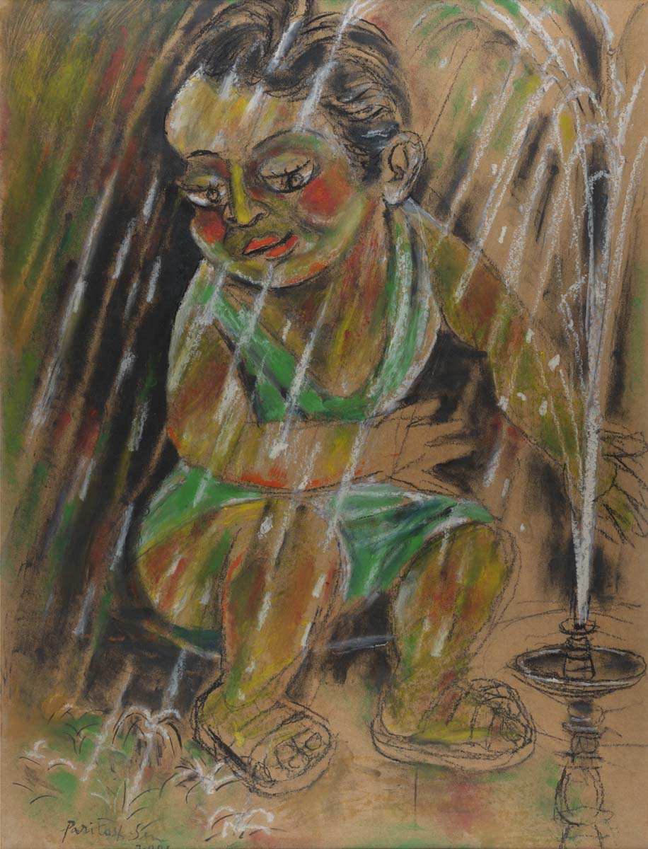 Paritosh Sen (1918 - 2008) - UNTITLED (Little Girl (Set of 2)) (1999 ; 2001)