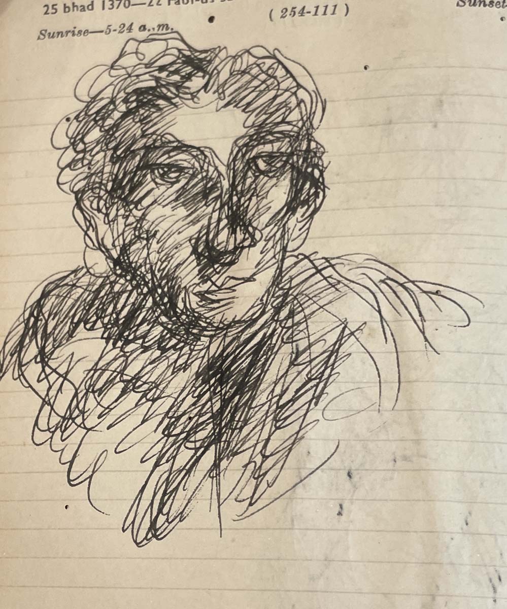 Nikhil Biswas (1930 - 1966) - UNTITLED (Sketchbook) (Circa 1960)