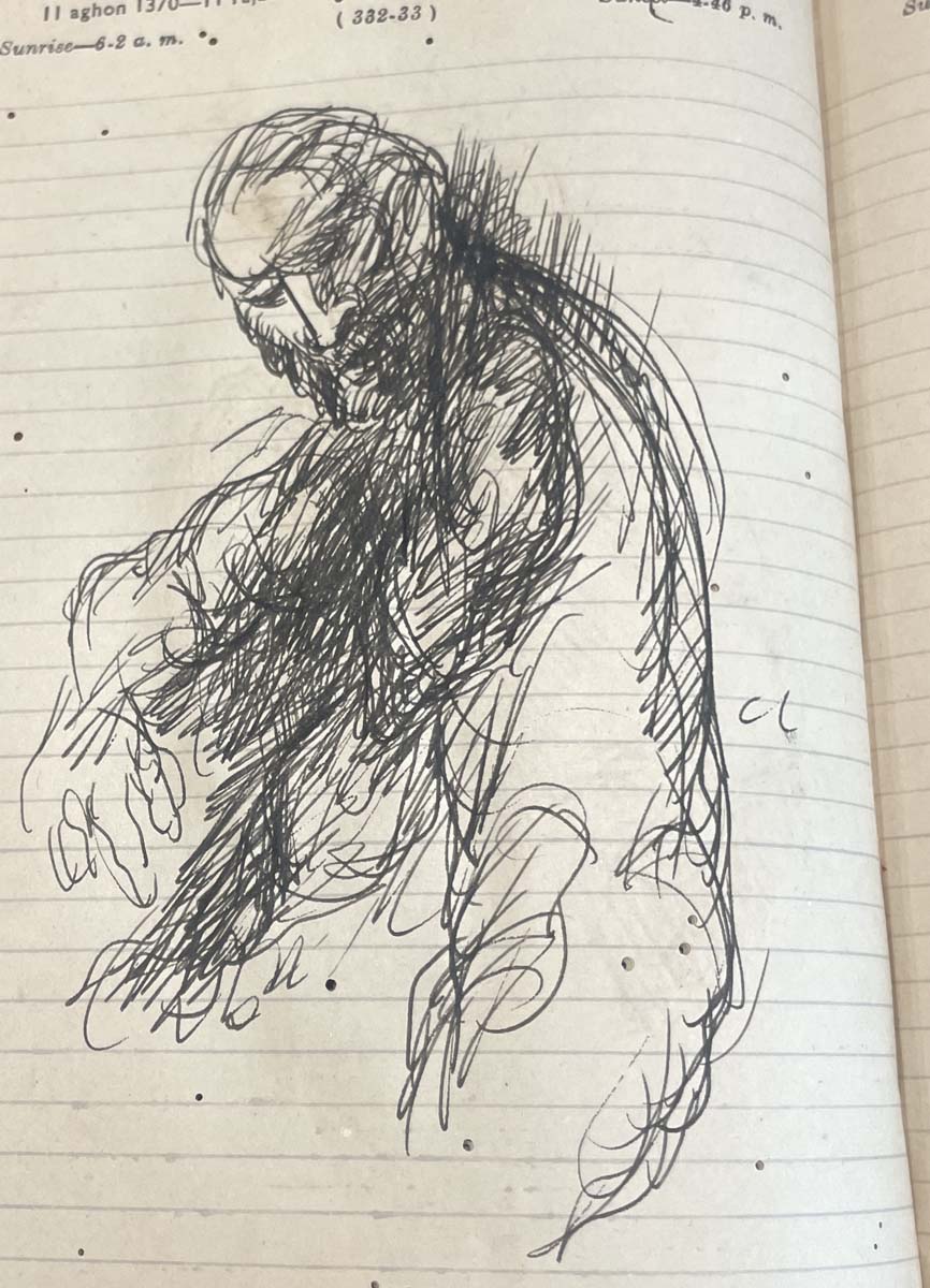 Nikhil Biswas (1930 - 1966) - UNTITLED (Sketchbook) (Circa 1960)