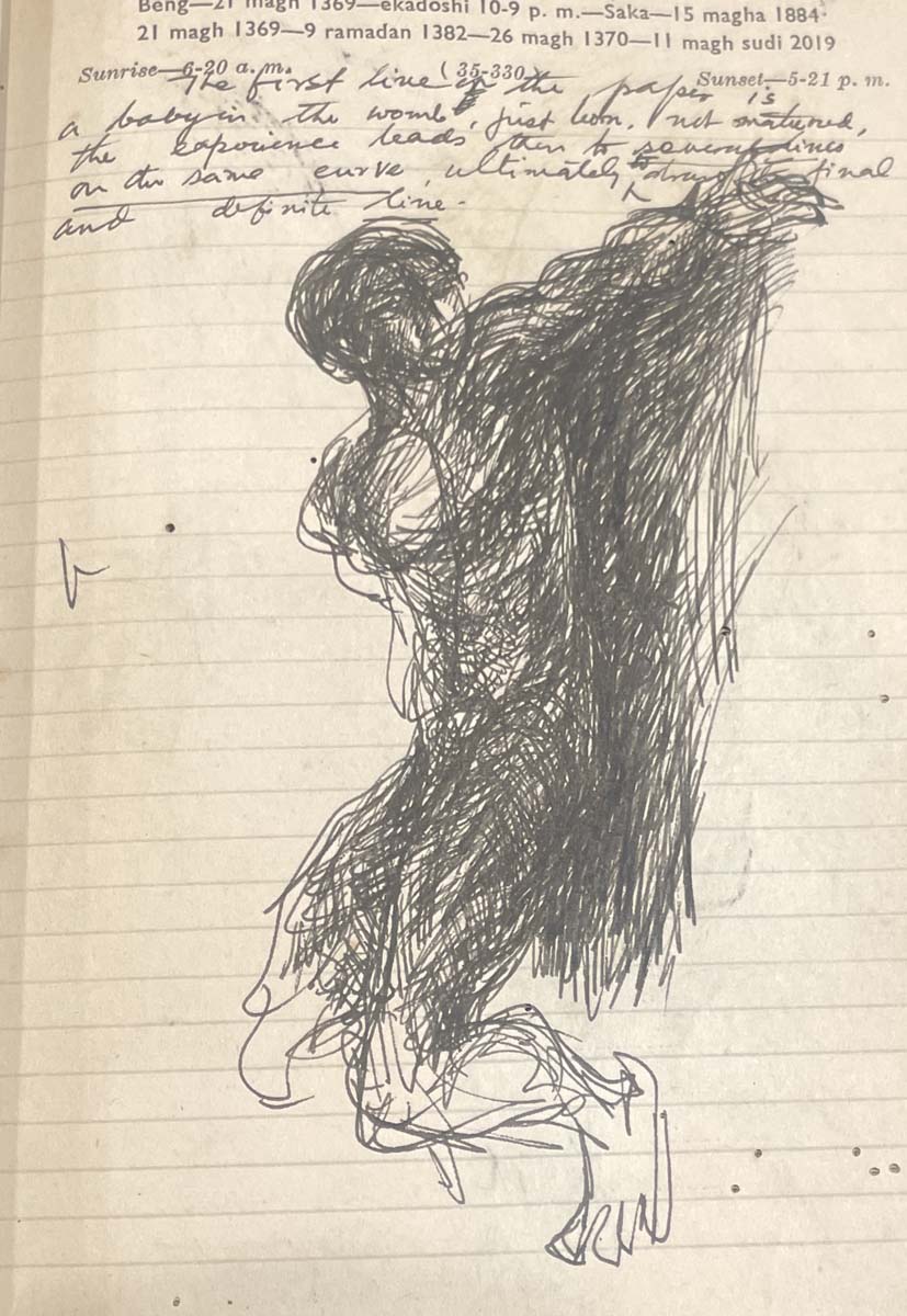 Nikhil Biswas (1930 - 1966) - UNTITLED (Sketchbook) (Circa 1960)