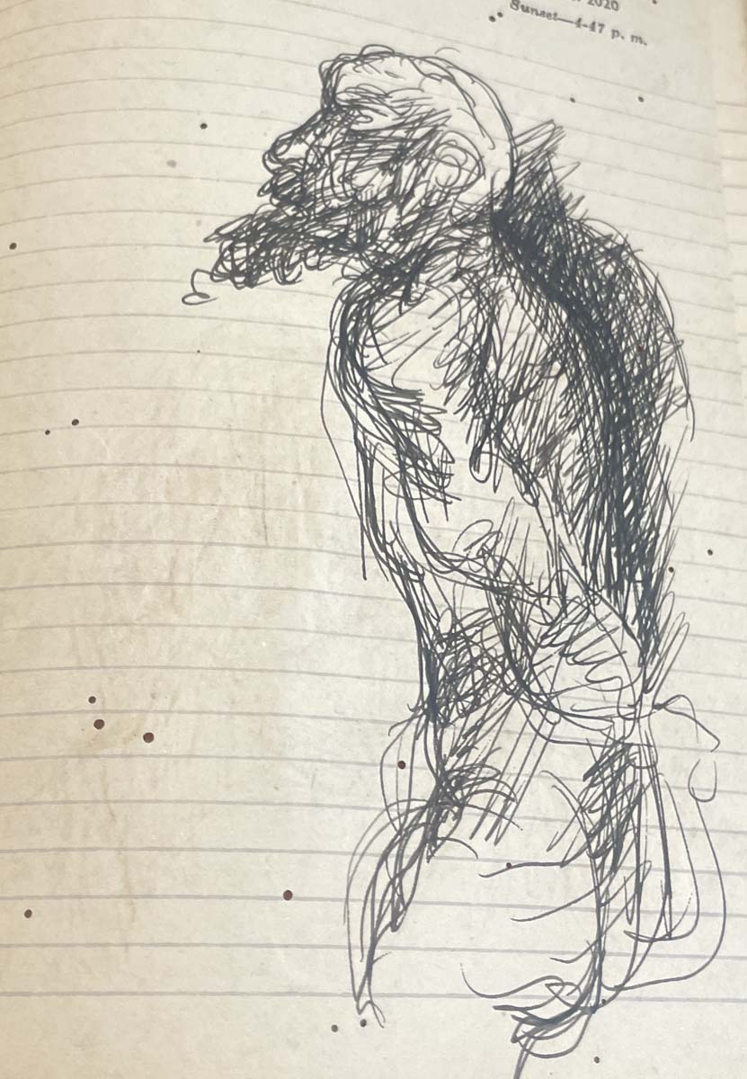 Nikhil Biswas (1930 - 1966) - UNTITLED (Sketchbook) (Circa 1960)