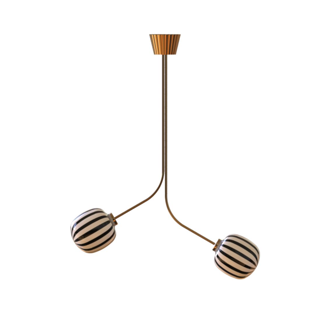 2 Module Bullseye Chandelier