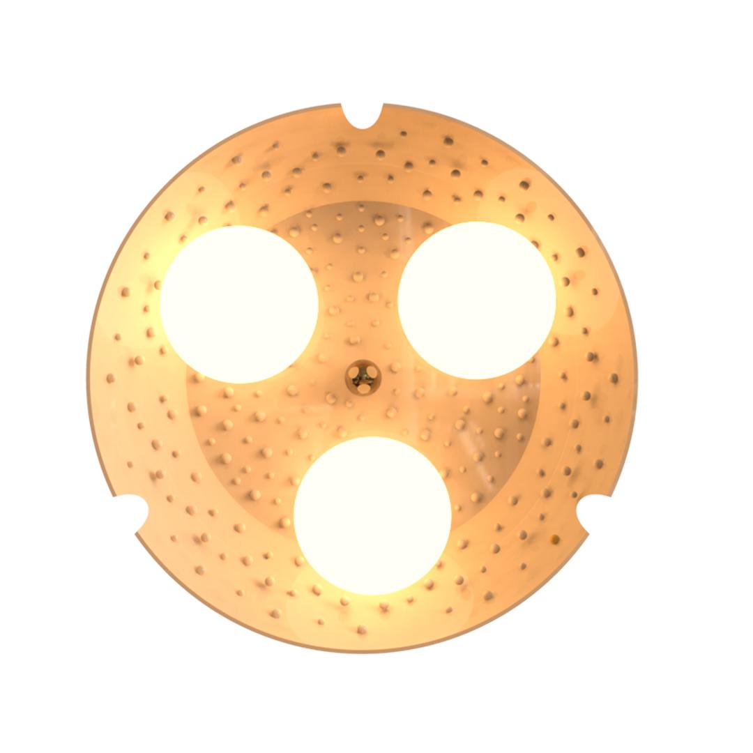 10 inch Motichoor Flushmount