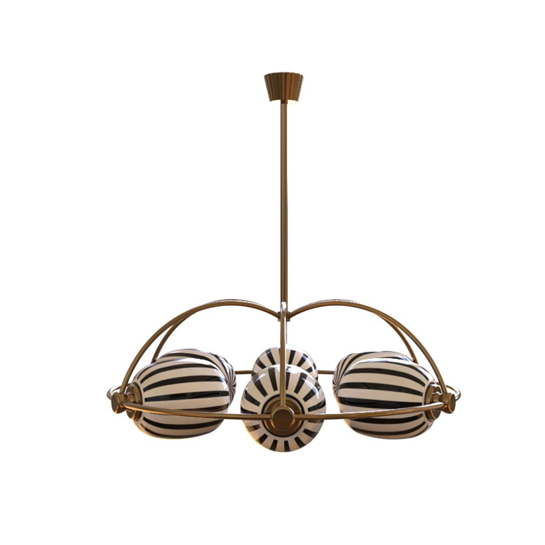 6 Module	Umbrella Bullseye Chandelier