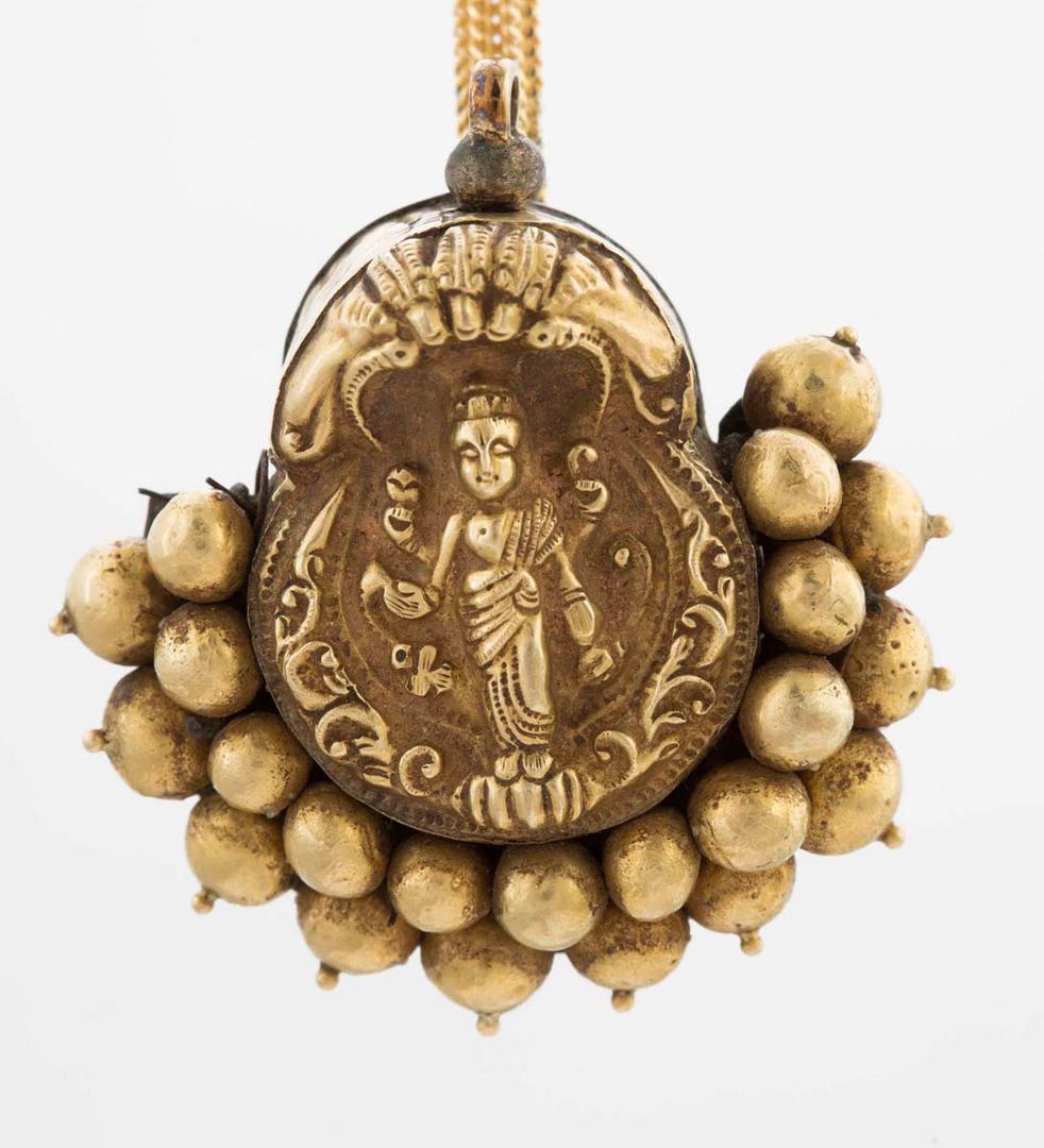 Lakshmi Gold South Indian Pendant
