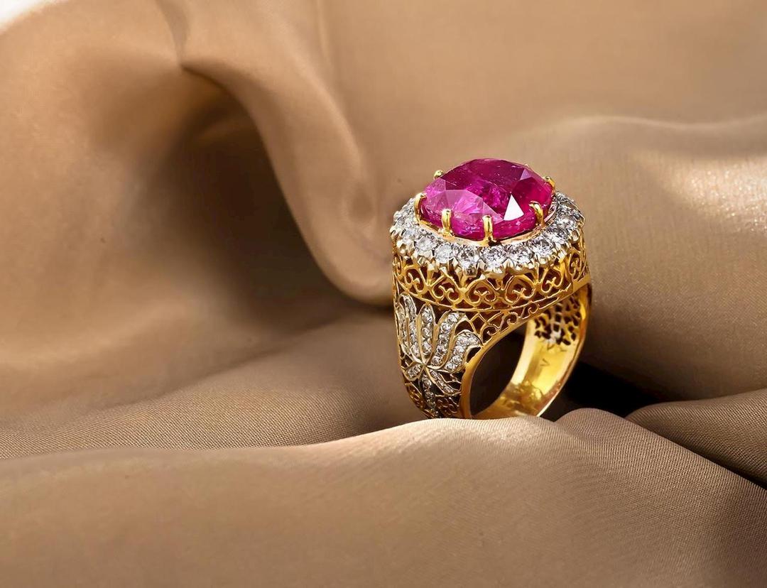 Burmese Ruby 16ct Antique Cushion Cut